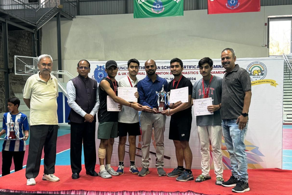 The dazzling Gold Cup and Shining Silver Cup were won by two of our talented students in the Regional Badminton Tournament held at St. George’s School, Mussoorie