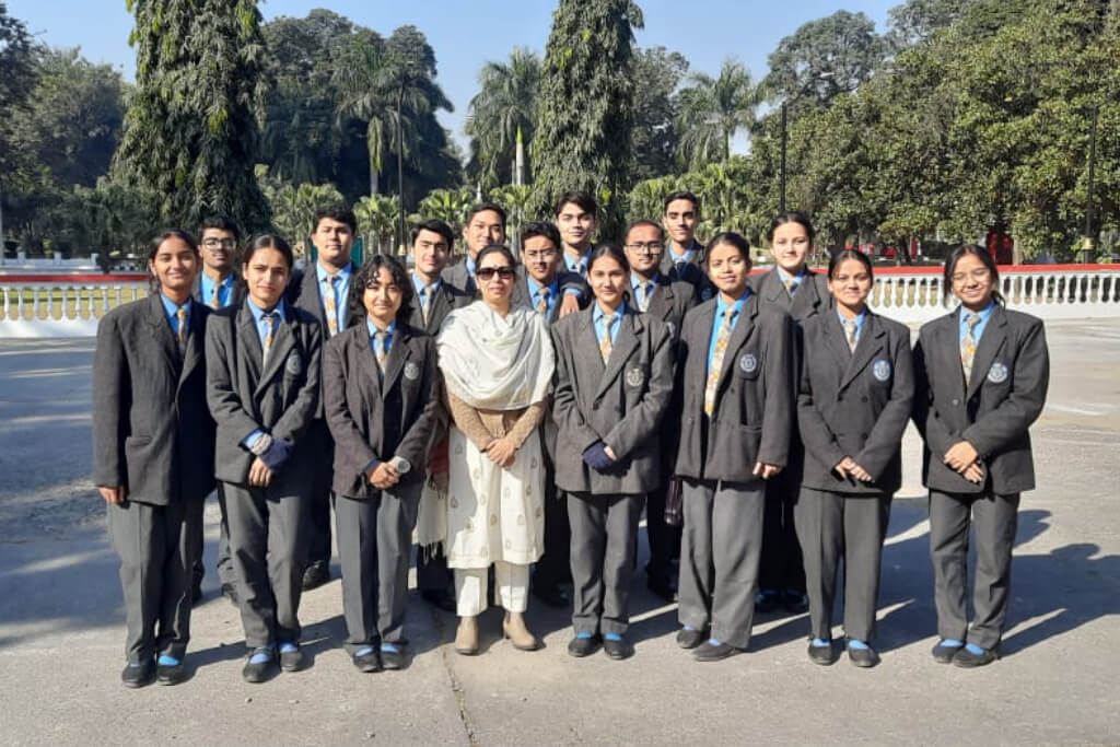 Ann Mary School Students Attend Passing Out Parade (Adjutant) at IMA