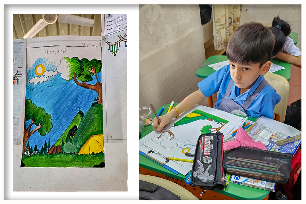 Students of Ann Mary School Excel at the 18th Rupali Memorial Inter-School Art Competition