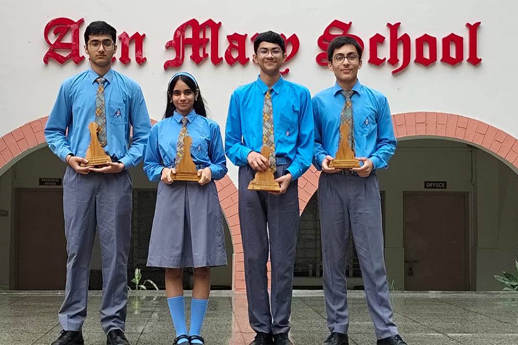 Ann Mary School Stood Second Runners-up at Inter-School Chess Tournament 2025