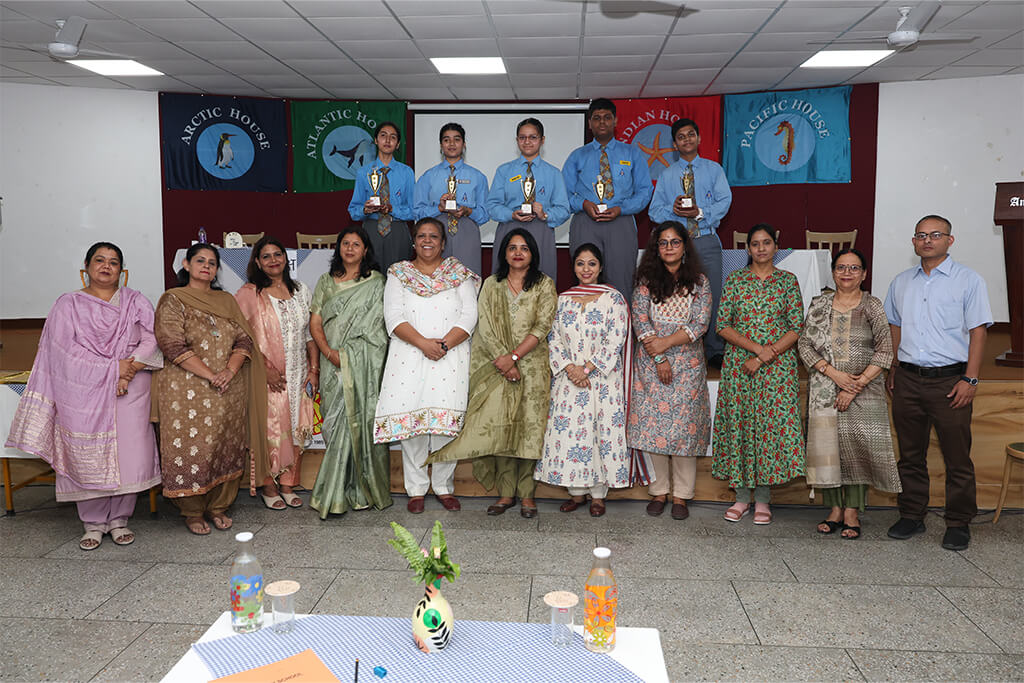 Day 4 अंतर सदन हिंदी वाद-विवाद प्रतियोगिता