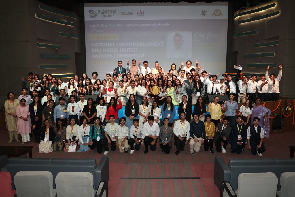 Best Delegation at National Youth Parliament & LCDMUN 7.0